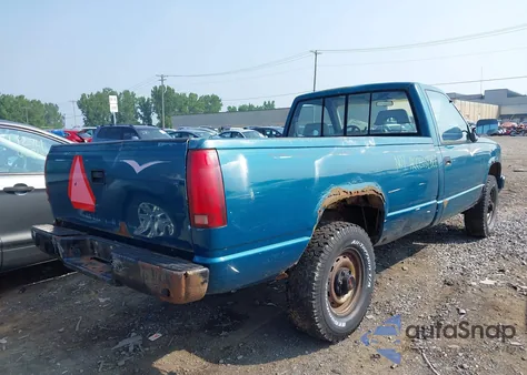 1992 GMC Sierra K1500 из США, поврежденный, VIN 1GTEK14Z6NE552434